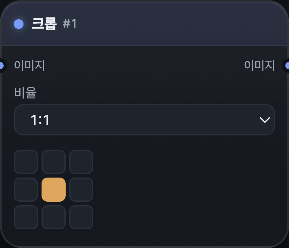 크롭 노드